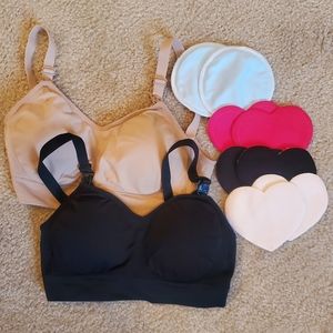 Maternity Bras and Nursing Pads